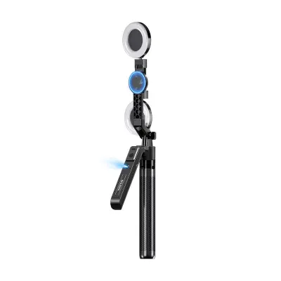 PRIXTON Stativ IA Content Studio 360° z Sledenjem Obrazu, Upravljanjem z Gestami, Raztegljivostjo 180 cm, Daljinskim Upravljalnikom in Avtonomijo 6 u