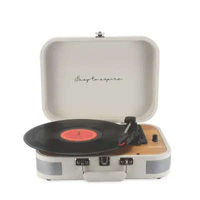 PRIXTON Vintage Gramofon VC600 Kremasta z Bluetoothom