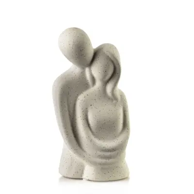 Dekorativna figurica poliresin Mondex Manon 19,5x9,5 bež 1 kos