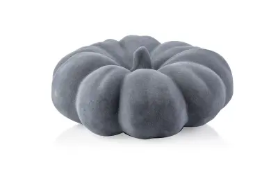 Dekorativna buča keramika Mondex Mave 16x6cm siva 1kos