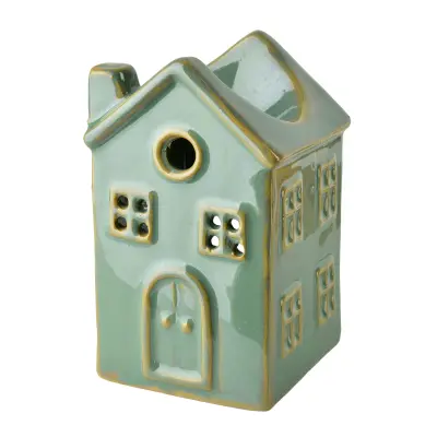 aromatični gorilnik keramika Mondex Domek 7,5x7,5x12,5 turkizen 1kos