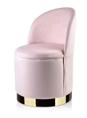 Fotelj velur Renee Renee 73x53x49 roza 1pc