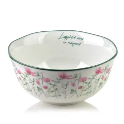skleda porcelana Affekdesign Mollie 14x14x6,5 bela 1 kos