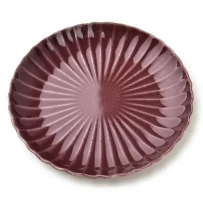 Krožnik porcelan Mondex Evie Burgundy 27,5x4 bordo 1kos