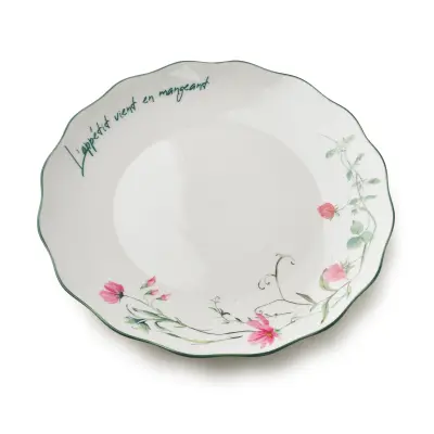 Desertni krožnik porcelan AffekDesign Mollie 20,5x2cm bel 1 kos