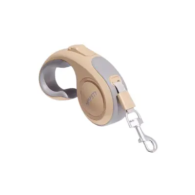 Raztegljivo pasje povodec cca. 5m – ABS ohišje, ergonomski ročaj Gold