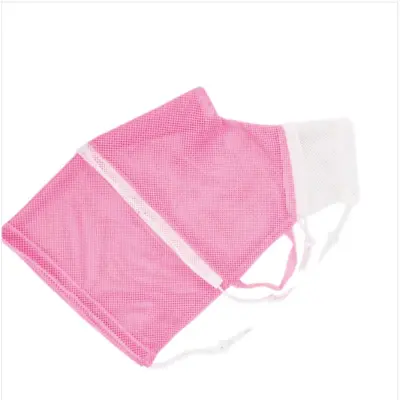 Mrežna torba za kopanje in urejanje hišnih ljubljenčkov, varna in lahka Pink