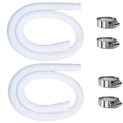 Komplet 32mm bazenskih PE cevi z 2 cevema in 4 objemkami
