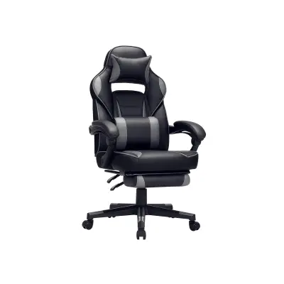 Gaming stol 67x66x116-126 cm Črna