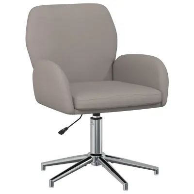 vidaXL Vrteči pisarniški stoli 4 kos 54 x 58 x 90 cm Taupe Blago