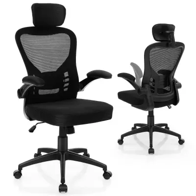 Ergonomski pisarniški stol s funkcijo zibanja