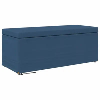 vidaXL Stolica Modra 101 x 41 x 40 cm Tkanina in obdelano les