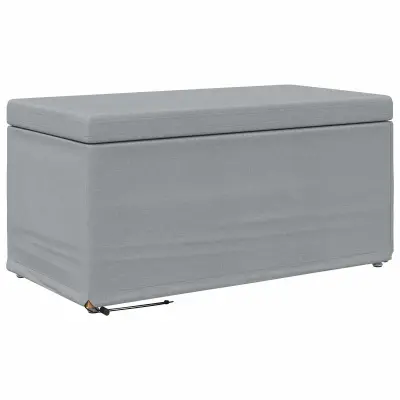 vidaXL Stolica Svetlo siva 81 x 41 x 40 cm Tkanina in obdelano les