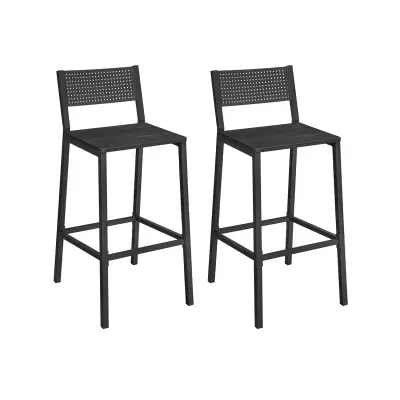 Set barskih stolov 50,7x43,1x97,2 cm antracit