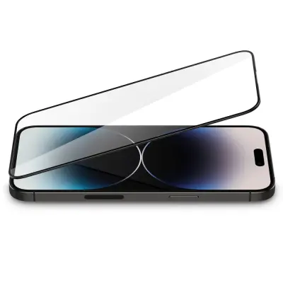 SPIGEN KALJENO STEKLO FC ZA IPHONE 14 PRO MAX ZAŠČITA PRED PRASKAMI