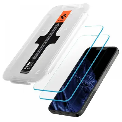 SPIGEN KALJENO STEKLO GLAS.TR EZ FIT ZA IPHONE 13 PRO MAX 14 PLUS ZAŠČITA