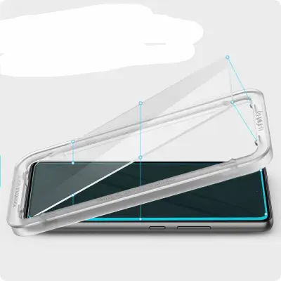 SPIGEN KALJENO STEKLO ALM GLAS.TR 2-PAKET 2-KOMPLETNIH EKRANOV ZA GALAXY A53 5G ZAŠČITA ZASLON