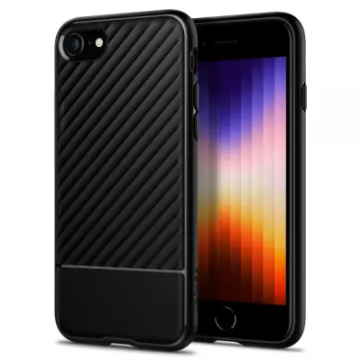 OVITEK SPIGEN ZA IPHONE 7 8 SE 2020 2022 CORE ARMOR ZAŠČITNI MAT ČRN