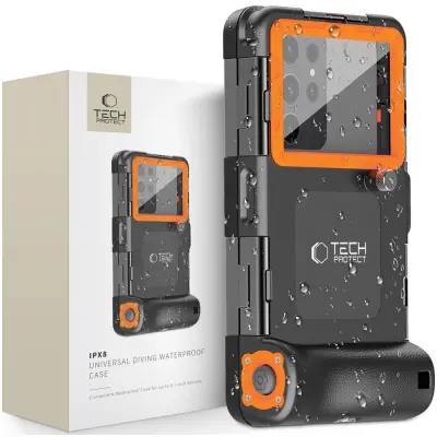 TECH-PROTECT VODOODPOREN OVITEK ZA TELEFON IPX8 UNIVERZALEN ZA VODNE ŠPORTE