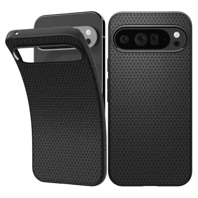 SPIGEN OVITEK LIQUID AIR ZA GOOGLE PIXEL 9 PRO XL PROTIZDRSNO MAT ČRNO