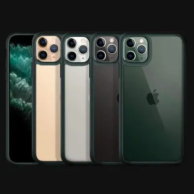 SPIGEN ULTRA HYBRID OVITEK ZA IPHONE 11 PRO PROZOREN OVITEK IN ZAŠČITA