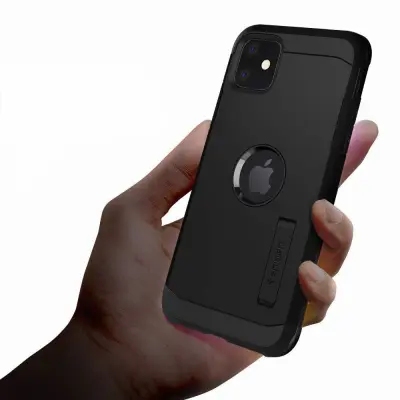 OVITEK SPIGEN TOUGH ARMOR ZA IPHONE 11 OJAČANA ZAŠČITA PROTI ZDRSENJU