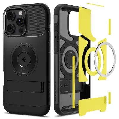 OVITEK SPIGEN SLIM ARMOR ZA MAGSAFE ZA IPHONE 16 PRO, TRPEŽEN IN ČVRST