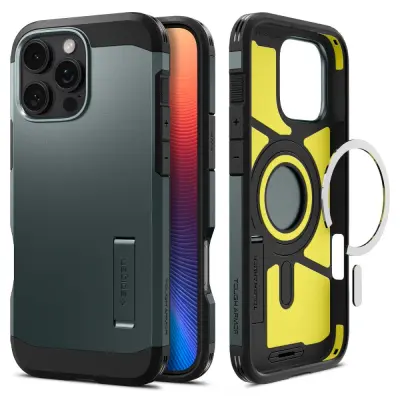 SPIGEN TOUGH ARMOR MAG OVITEK ZA IPHONE 16 PRO ZA MAGSAFE ZAŠČITO PRED
