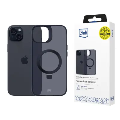 APPLE IPHONE 15 PLUS - 3MK SMOKE CASE MAG&STAND