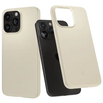OVITEK SPIGEN ZA IPHONE 15 PRO TANKO PRILEPEN ZAŠČITNI ELEGANTEN PREDSTAVITEV