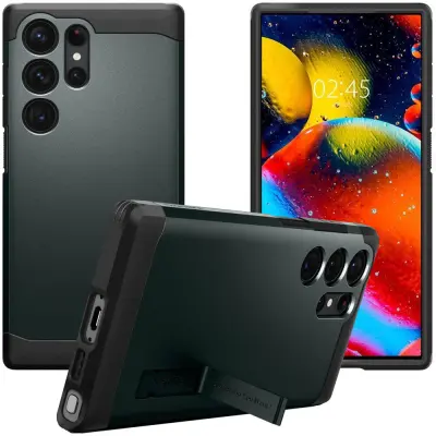 ZAŠČITNI OVITEK SPIGEN TOUGH ARMOR ZA GALAXY S23 ULTRA ZA SAMSUNG, ZAŠČITA PRED UDARCI