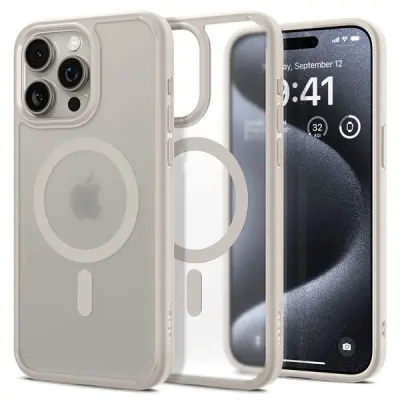 SPIGEN OVITEK ZA MAGSAFE ULTRA HYBRID ZA IPHONE 15 PRO PROZOREN