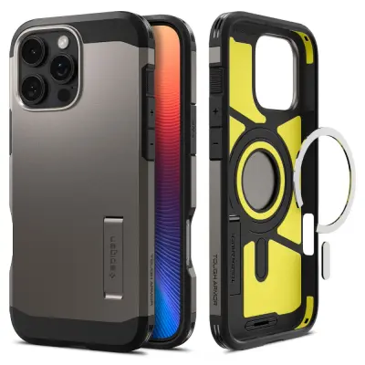 SPIGEN TOUGH ARMOR OVITEK ZA MAGSAFE ZA IPHONE 16 PRO MAGNETNA ZAŠČITA