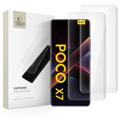 TECH-PROTECT KALJENO STEKLO UV+ 2-PAKET ZA XIAOMI REDMI NOTE 14 PRO