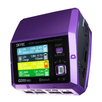 SKYRC Q200NEO POLNILEC ZA LIPO LIFE NIMH BATERIJE 4 KANALI HITRO
