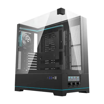 RAČUNALNIŠKO OHIŠJE DARKFLASH ATX Z VENTILATORJEM 1X VENTILATOR DY450 ​​​​PRO