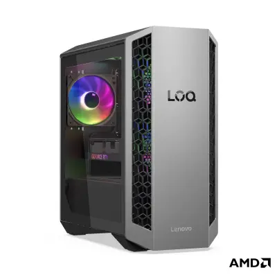 Namizni računalnik LENOVO LOQ Tower, Ryzen 7 8745HX, 32 GB RAM, 1 TB SSD, RX 9060 XT, DOS