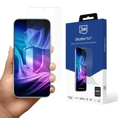 3MK SILKY MATT PRO KALJENO STEKLO ZA POCO F8 PRO Z ZAŠČITO PRED PADCI