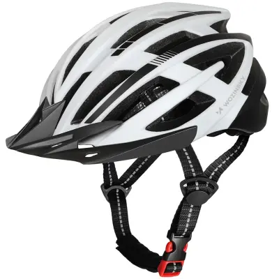 ČELADA WOZINSKY MTB Z ODSTRANLJIVIM VIZIRJEM IN USB ZADNJO LUČJO 54-57 CM