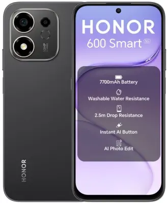 Pametni telefon HONOR 600 Smart 4/128GB črn