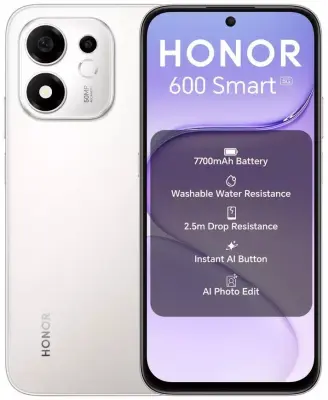 Pametni telefon HONOR 600 Smart 4/128GB srebrn