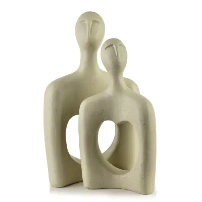 Okrasni figuri kamen Mondex Manon 15x31/20x36 bež 2kos