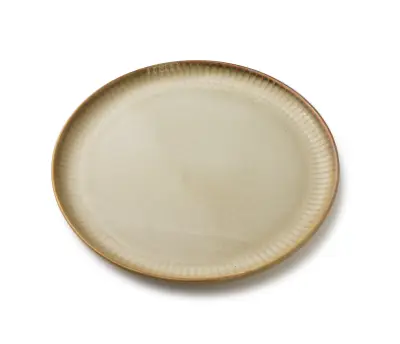 krožnik keramika Basic Nature Desertni 22x2,5 reaktivna glazura 1 kos