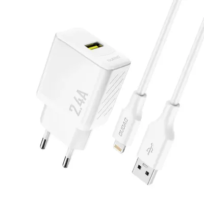 DUDAO PD 2.4A GAN POLNILEC ZA IPHONE XS MAX 11 12 13 14 Z LIGHTNING KABLOM
