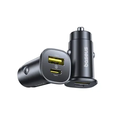 BASEUS AVTO POLNILEC GO TRIP USB-C USB-A 30W ZA HITRO POLNJENJE AVTOMOBILA