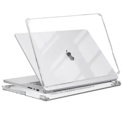 Supcase, Celoten ovitek za MacBook Pro 14 2023, 2022 in 2021, Prozorno