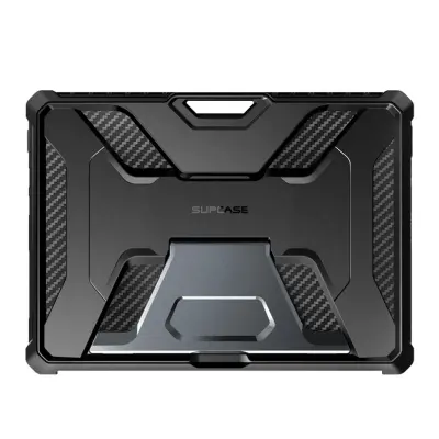 Supcase, Etui za Microsoft Surface Pro 8 odporen na udarce s podporo za stojalo, Črna