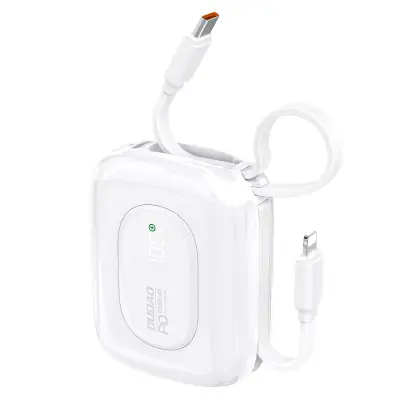 DUDAO POWERBANK K32 10000MAH 22,5W Z USB-C LIGHTNING KABLOM ZA IPHONE 11