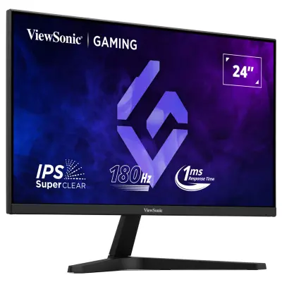 Monitor VIEWSONIC VX24G1-HD, 60,45 cm (23,8"), FHD, IPS, 180 Hz, DP/HDMI, HDR10, gaming