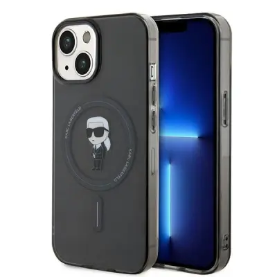TRDI OVITEK KARL LAGERFELD ZA IPHONE 14 15 13 6.1 IKONIK IML ZA MAGSAFE